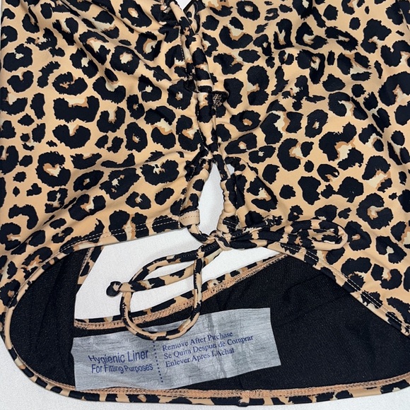 SALT + COVE Lace-Up Side One-Piece Swimsuit Sz Large - Picture 6 of 9